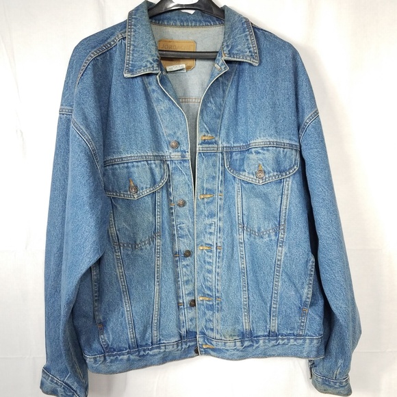 Vintage Jordache Mens Denim Jacket Size 